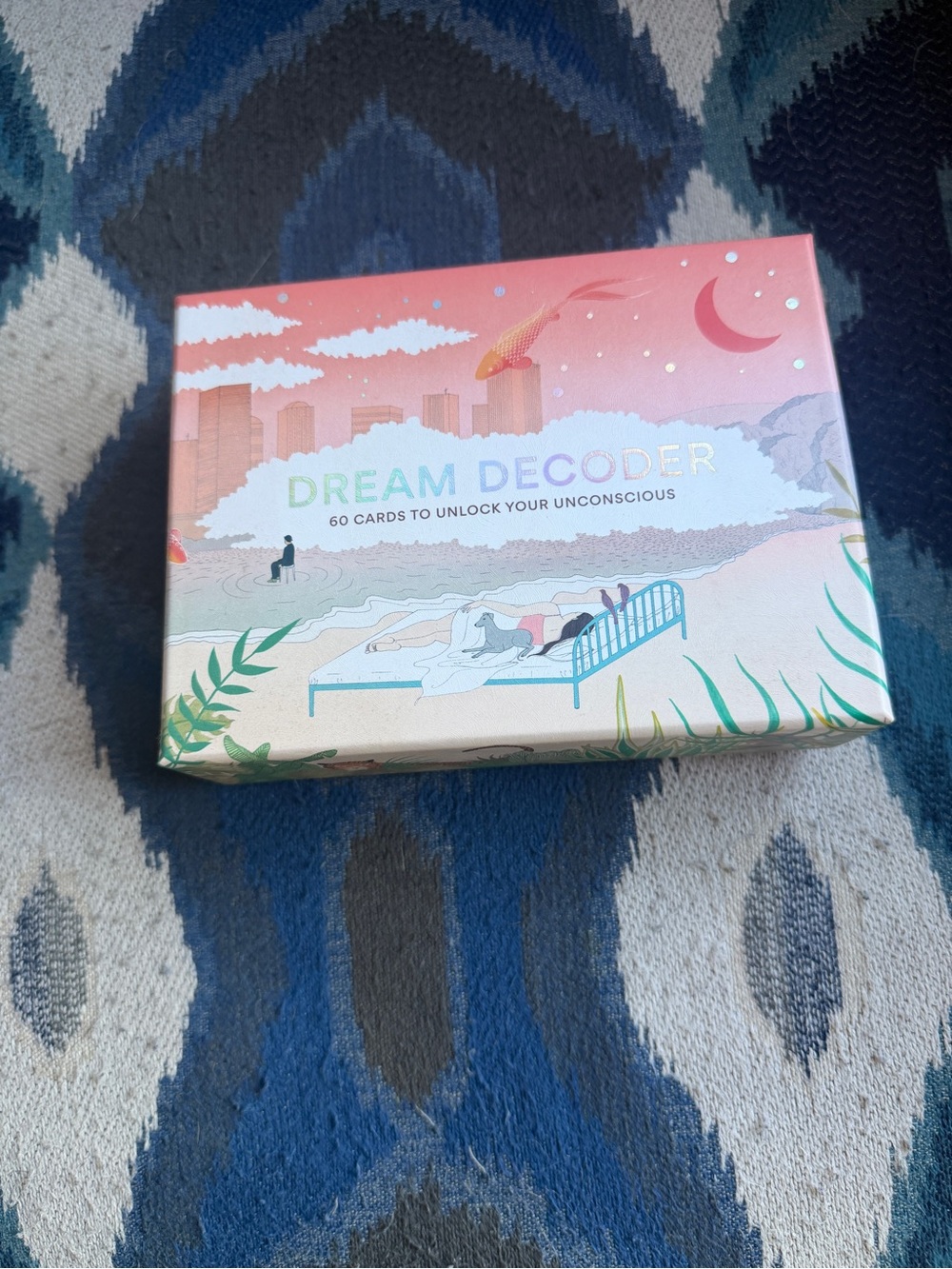 Dream Decoder Card Deck - Pastel Coral & Teal Box